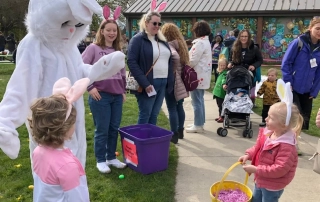 Easter Bunny at Maple Lear Park