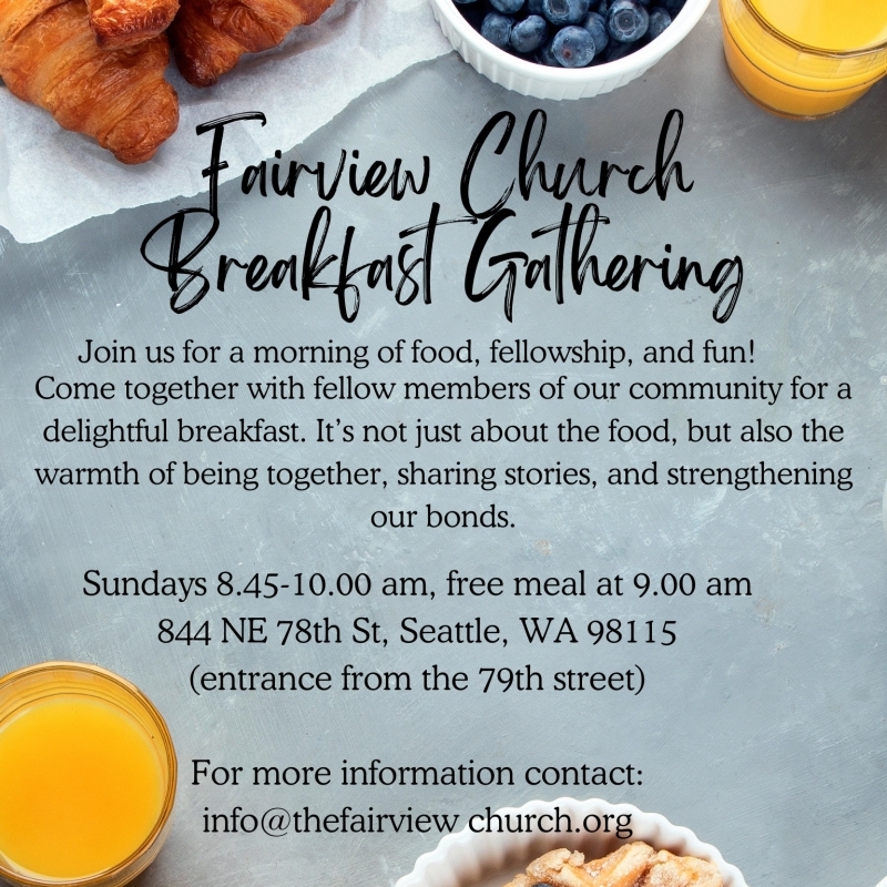 Fairview Church Breakfast Gathering