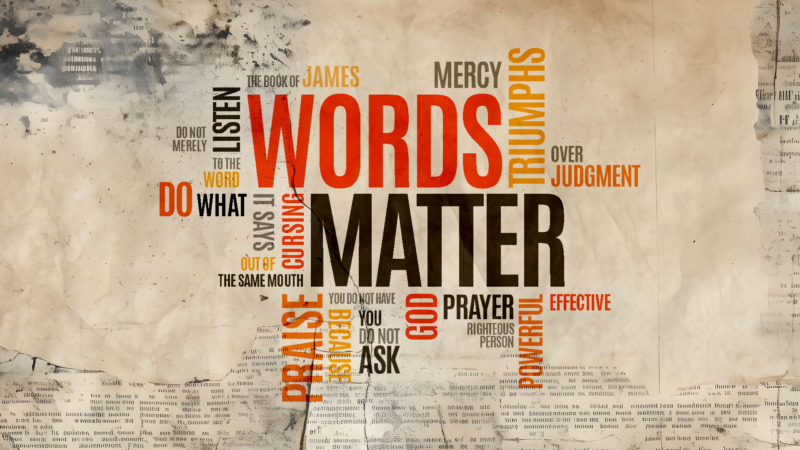 Words Matter Title Slide
