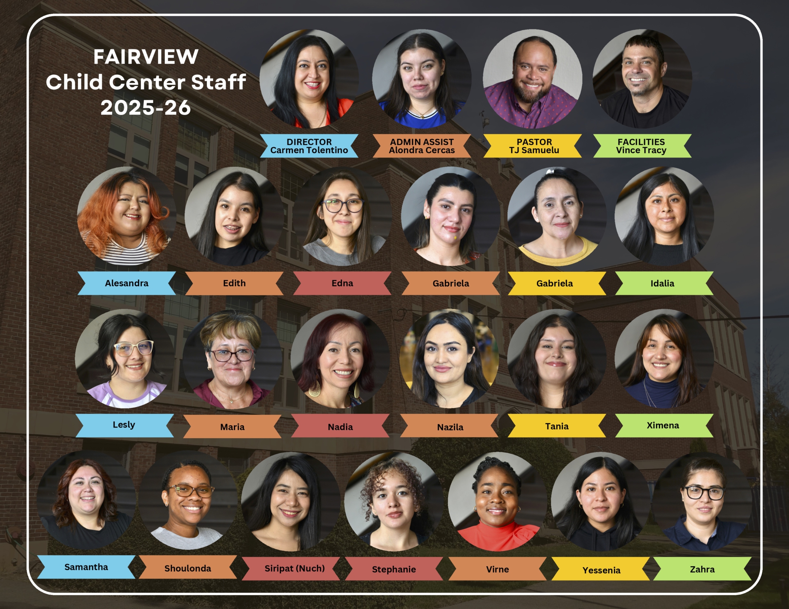 2025-2026i Fairview Child Center Staff