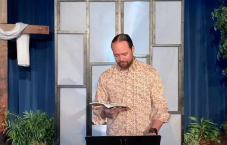 Pastor TJ preaching at The Fairview Church